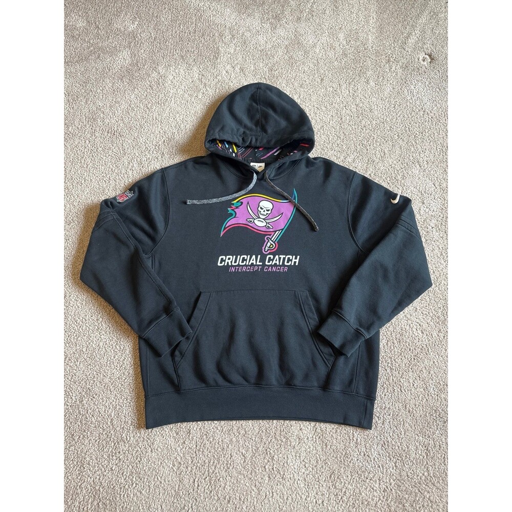 Tampa Bay Buccaneers Crucial Catch Nike Men’s Hoodie Size Large